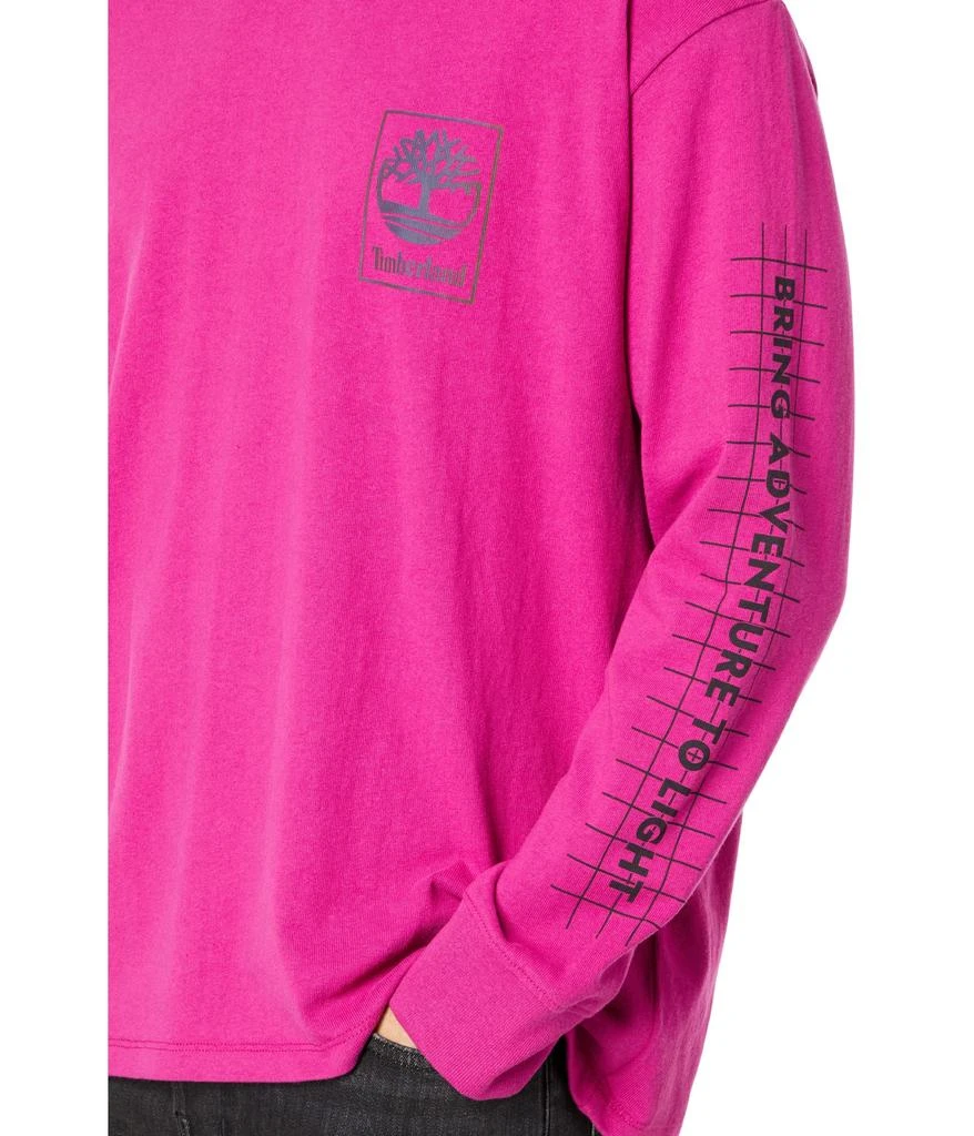 商品Timberland|Long Sleeve Northern Lights Sky Graphic T-Shirt,价格¥258,第3张图片详细描述