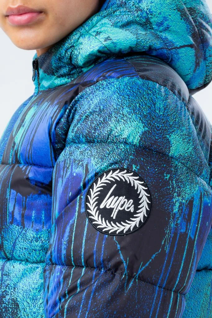 HYPE BLUE GRAFFITI BOYS PUFFER JACKET 商品