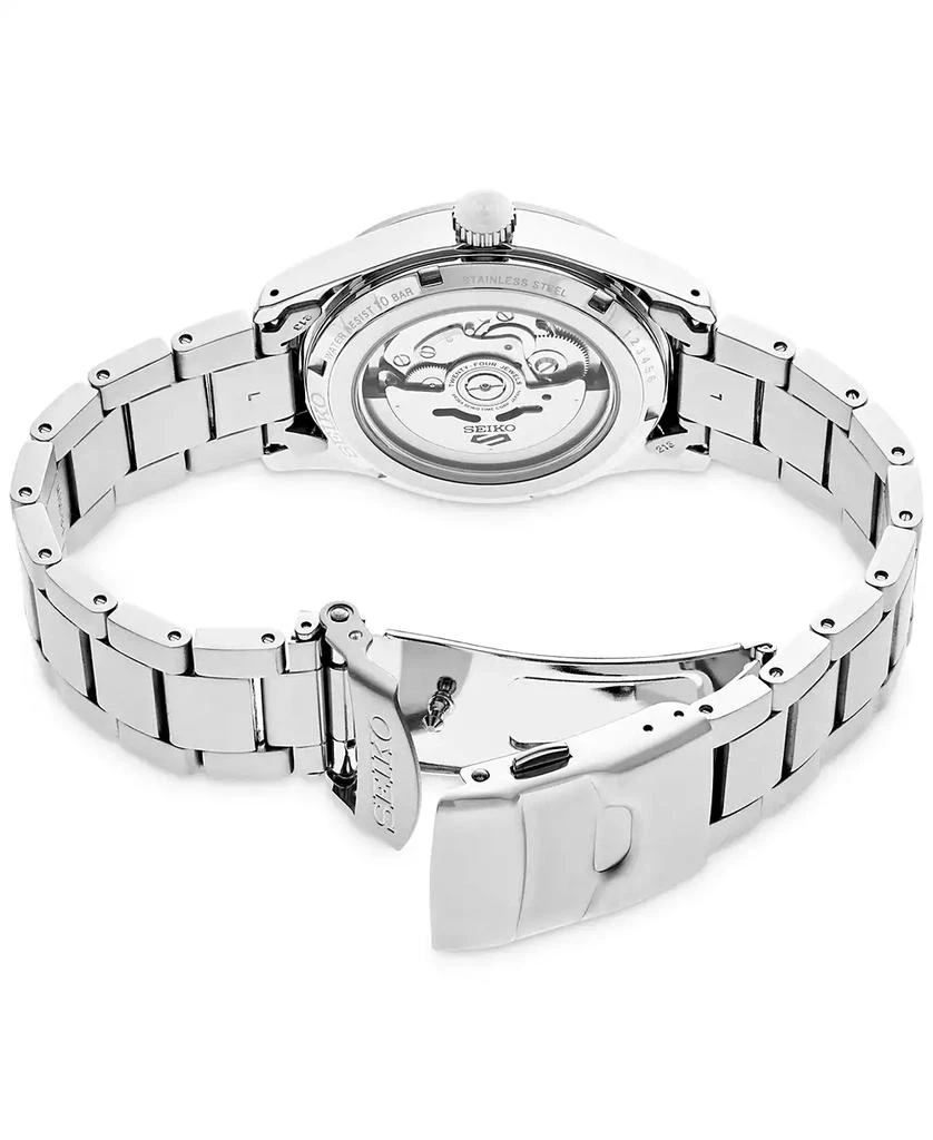商品Seiko|Men's Automatic 5 Sports Stainless Steel Bracelet Watch 43mm,价格¥2187,第3张图片详细描述