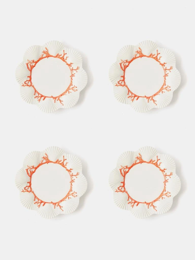 商品Les Ottomans|Set of four Saint Jacques ceramic side plates,价格¥1618,第1张图片