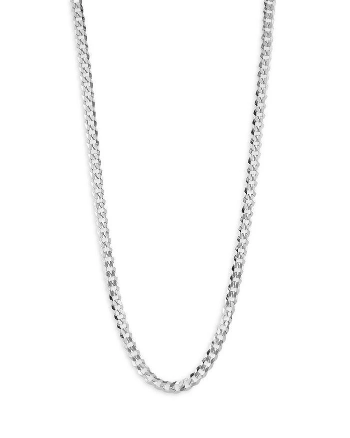 商品Milanesi And Co|Sterling Silver Curb Chain Necklace 5mm,价格¥1421,第1张图片