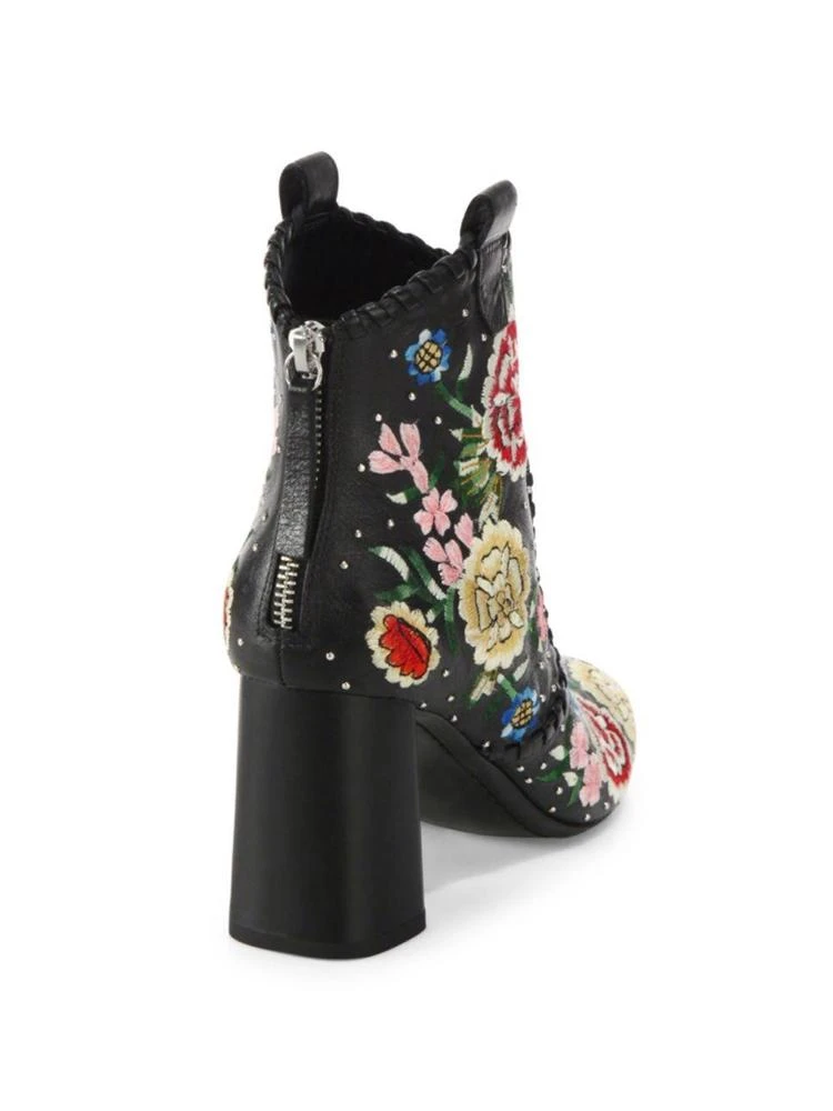 商品Alice + Olivia|Myra Embroidered Leather Booties,价格¥2238,第2张图片详细描述