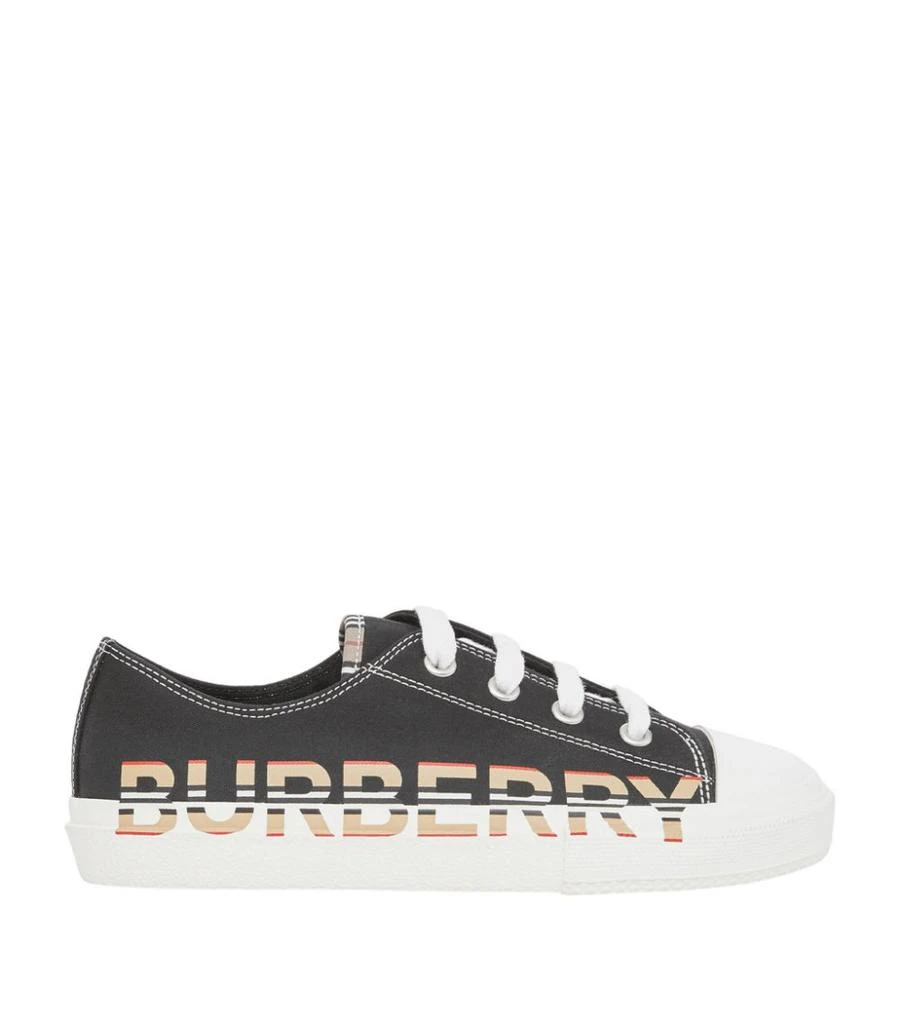 商品Burberry|Icon Stripe Logo Print Sneakers,价格¥1975,第1张图片