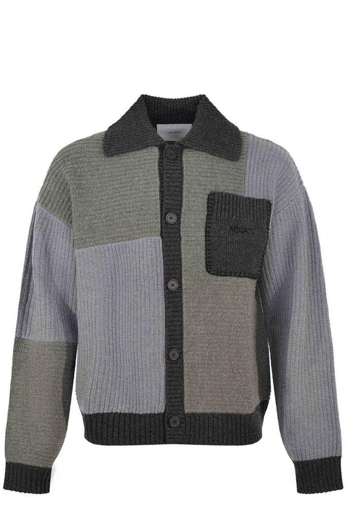 商品Axel Arigato|Axel Arigato Franco Patchwork Knitted Cardigan,价格¥1760,第1张图片