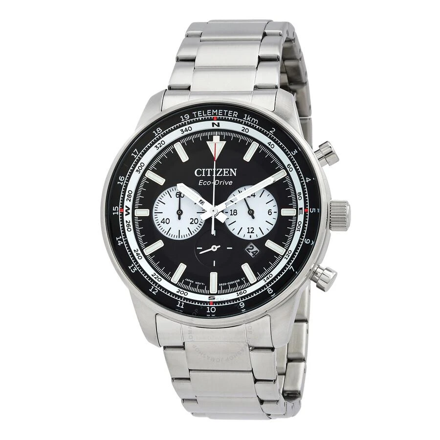 商品Citizen|Chronograph Eco-Drive Black Dial Men's Watch CA4500-91E,价格¥1302,第1张图片