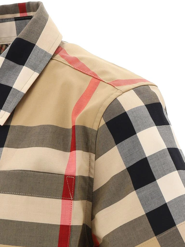 商品Burberry|Burberry Kids Vintage Checked Short-Sleeved Shirt,价格¥1040-¥1777,第4张图片详细描述
