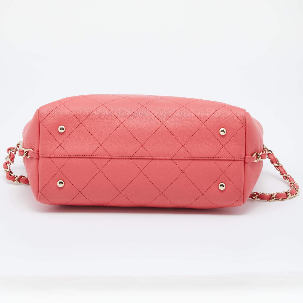 Chanel Pink Quilted Leather Small Neo Soft Shopping Tote商品第6张图片规格展示