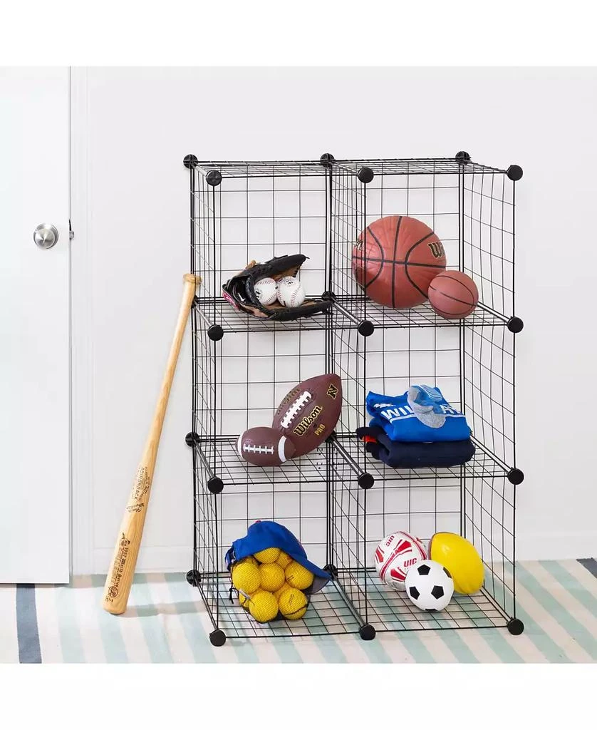 商品Honey Can Do|Modular Mesh Storage Cube, Set of 6,价格¥531,第2张图片详细描述