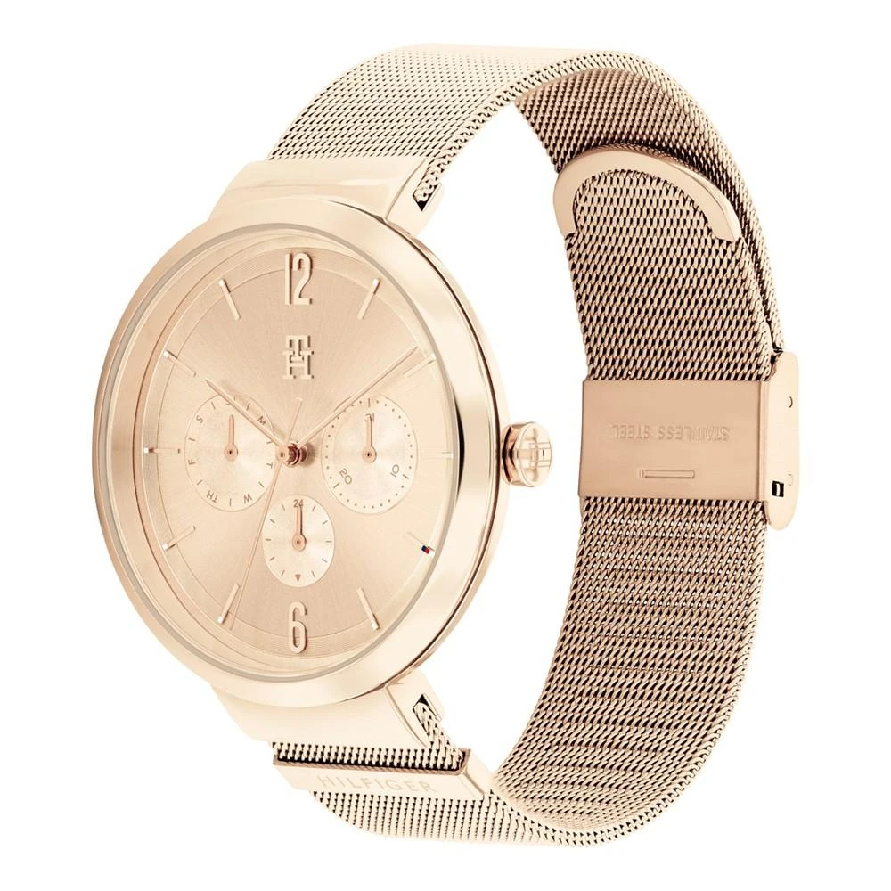 商品Tommy Hilfiger|Women's Carnation Gold-tone Mesh Bracelet Watch 40mm,价格¥1026,第2张图片详细描述