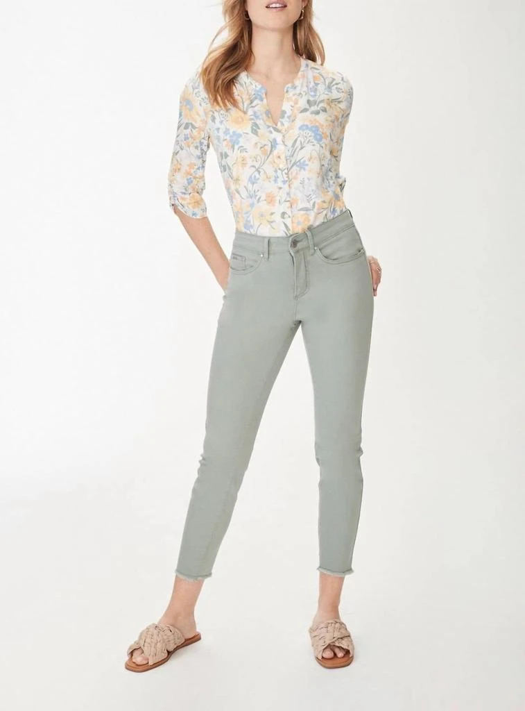 商品Fdj|Olivia Slim Ankle In Lily Pad,价格¥625,第1张图片
