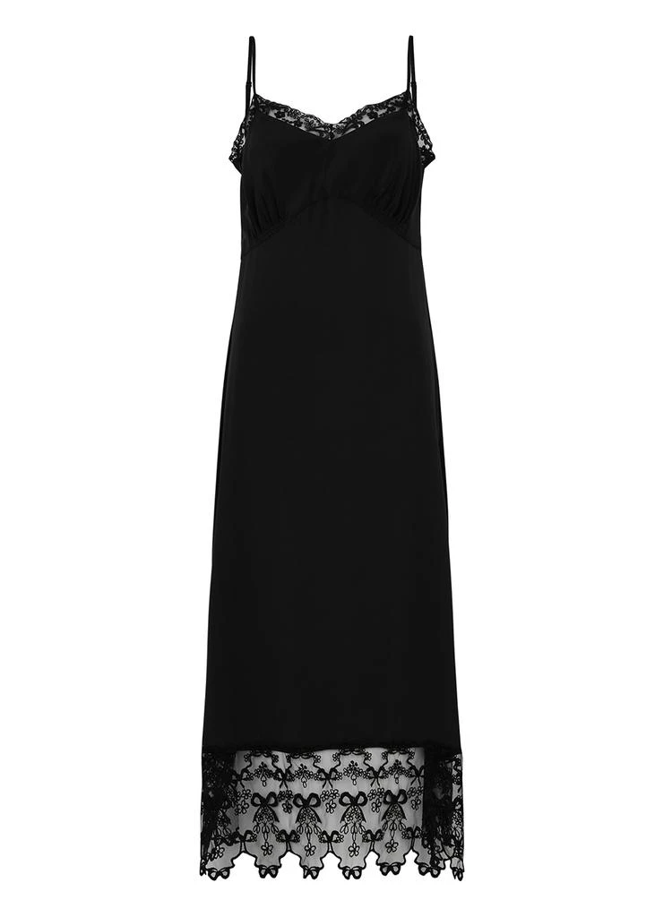 商品Simone Rocha|Lace-trimmed midi dress,价格¥2150,第1张图片