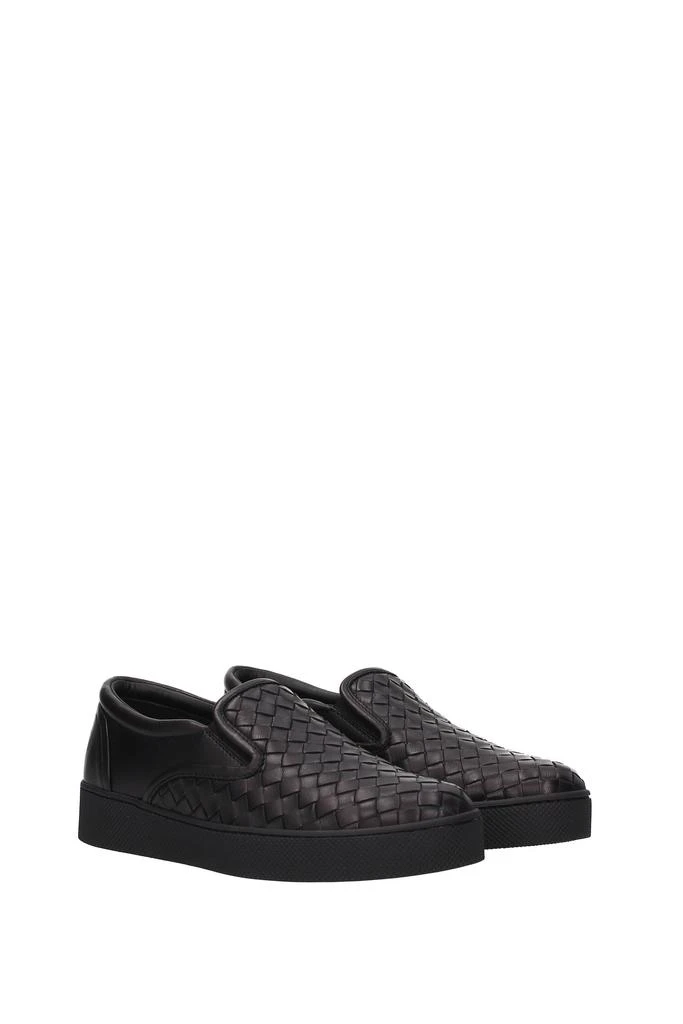 商品Bottega Veneta|Slip on Leather Black,价格¥1817,第2张图片详细描述