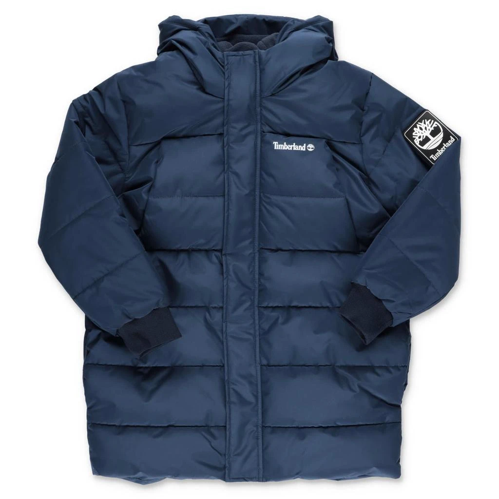 商品Timberland|Timberland Piumino Imbottito Blu In Nylon Con Cappuccio,价格¥935,第1张图片