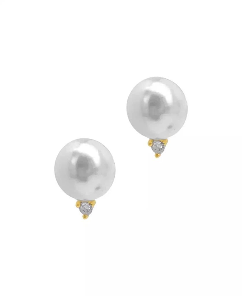 商品ADORNIA|Imitation Pearl and Crystal Earrings,价格¥187,第1张图片