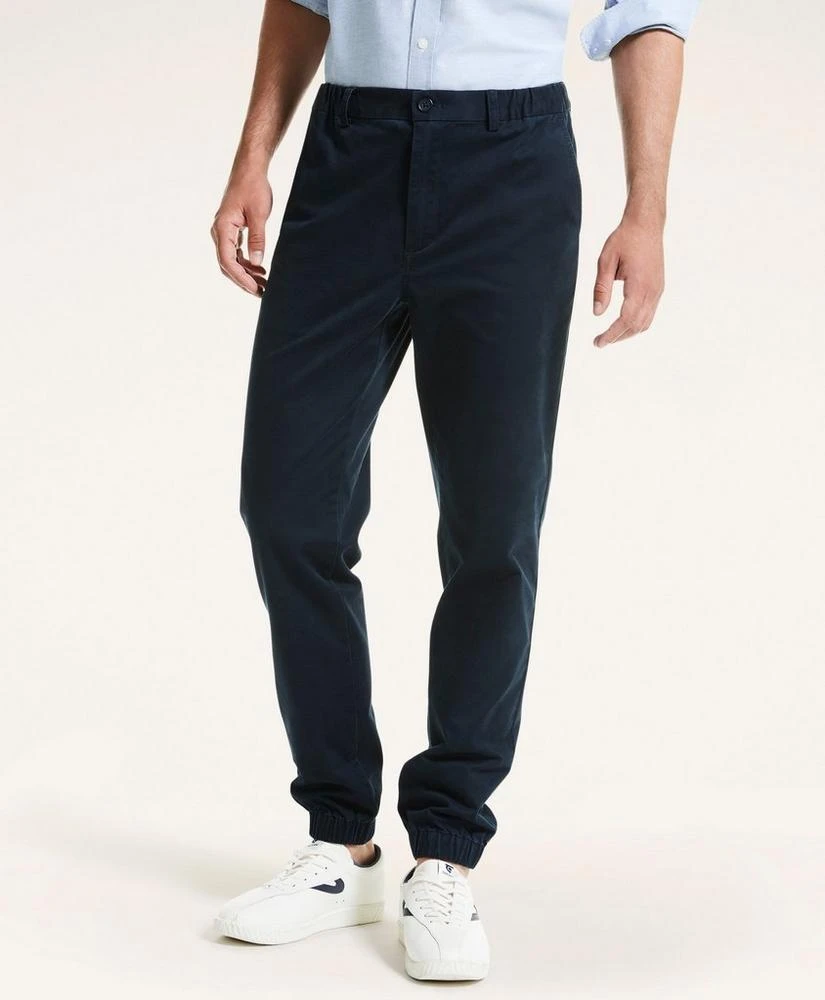 商品Brooks Brothers|Stretch Cotton Twill Jogger Pants,价格¥330,第1张图片