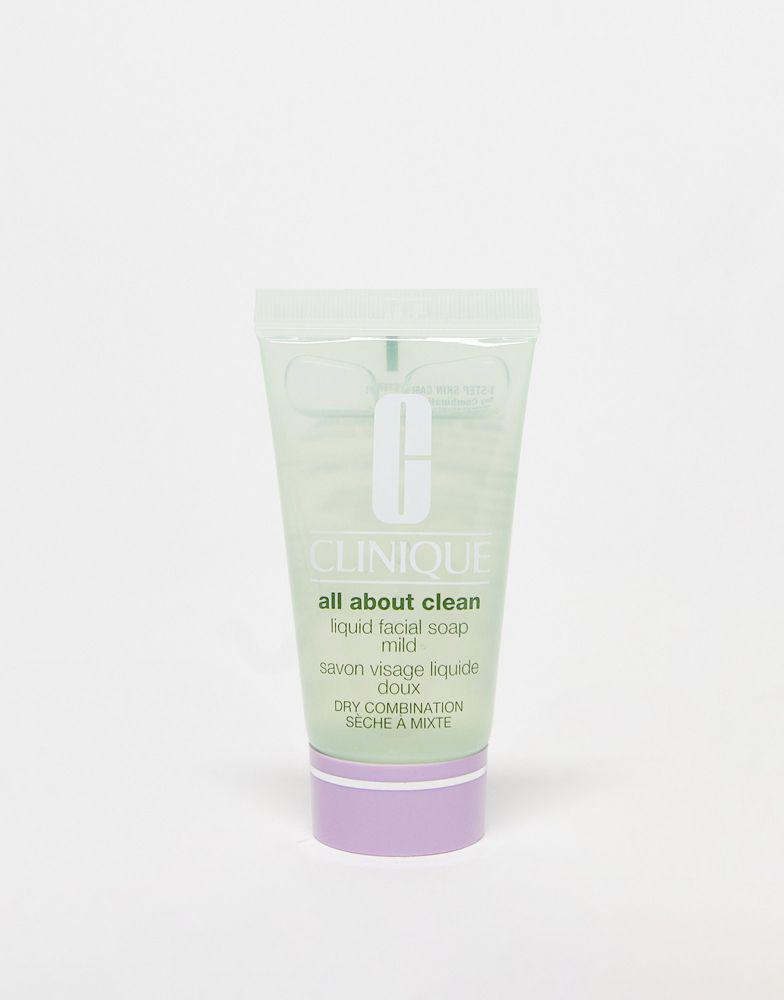 Clinique Mini All About Clean Liquid Facial Soap Mild 30ml商品第1张图片规格展示