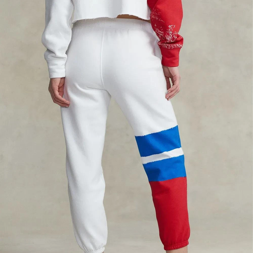 商品Ralph Lauren|Polo Ralph Lauren Cropped Cotton-Blend Jogging Bottoms,价格¥646,第2张图片详细描述