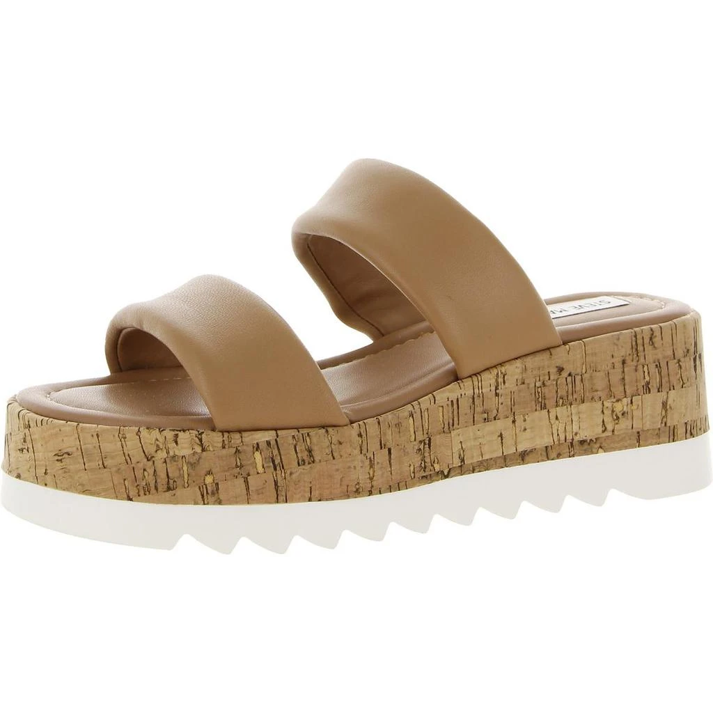 商品Steve Madden|Steve Madden Womens Defuse Cork Platform Sandals,价格¥515,第3张图片详细描述