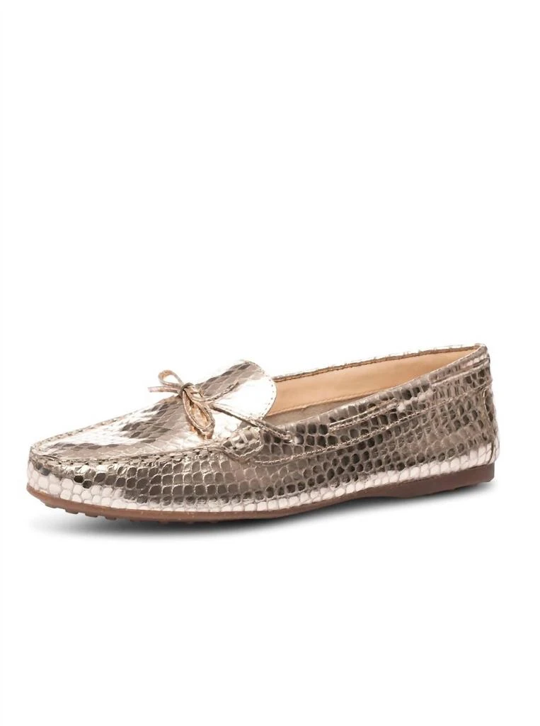 商品Ali Mcgraw|Ouray Flat Shoes In Gold,价格¥732,第1张图片