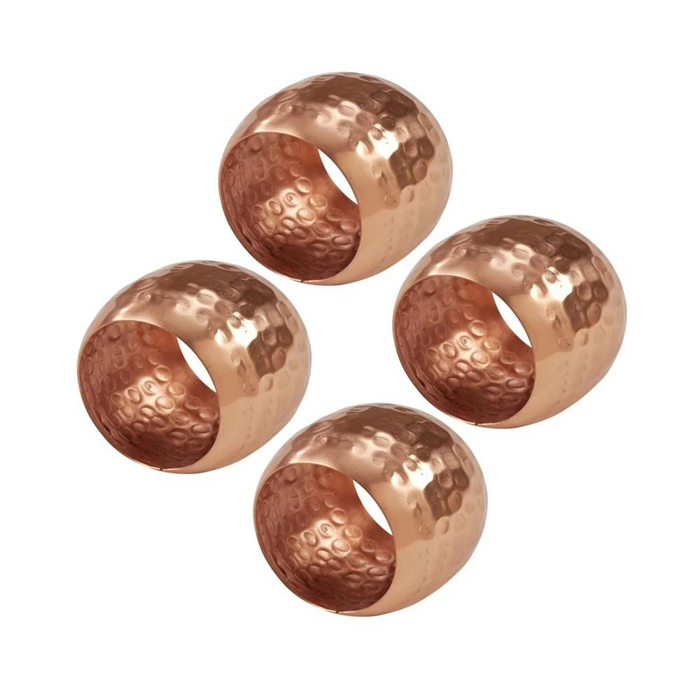 商品Saro Lifestyle|Dinner Napkin Ring with Moscow Mule Design, Set of 4,价格¥434,第5张图片详细描述