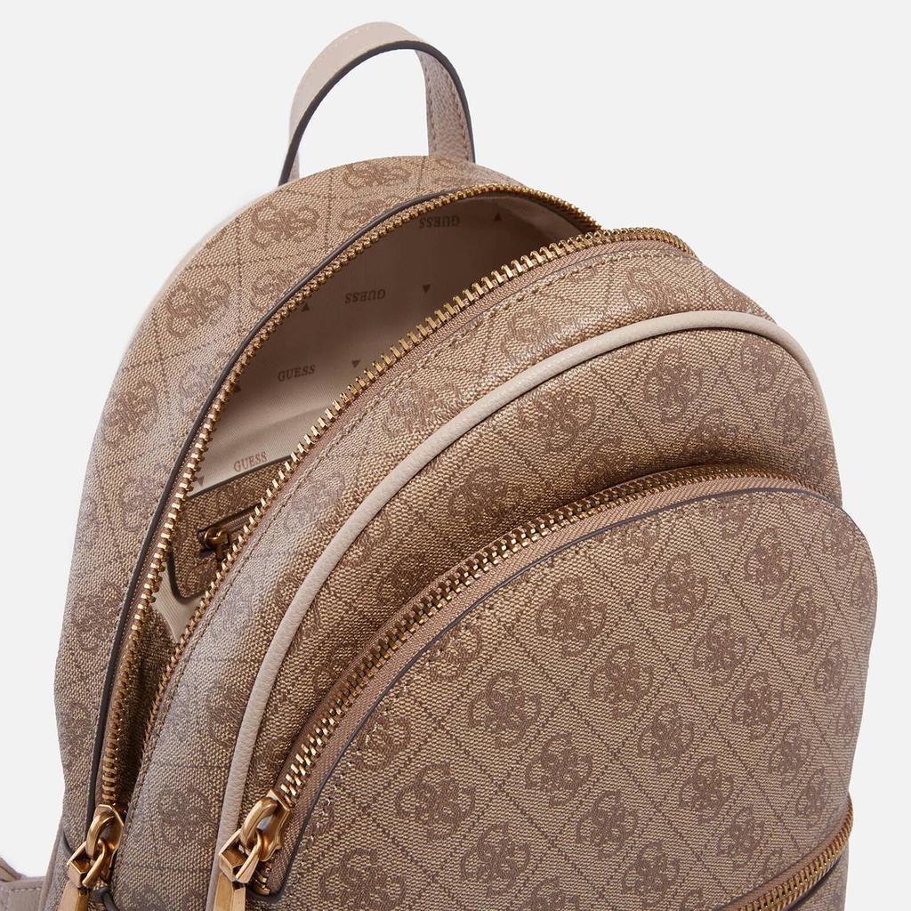 商品GUESS|Guess Women's Manhattan Large Backpack - Latte Logo,价格¥1097,第7张图片详细描述