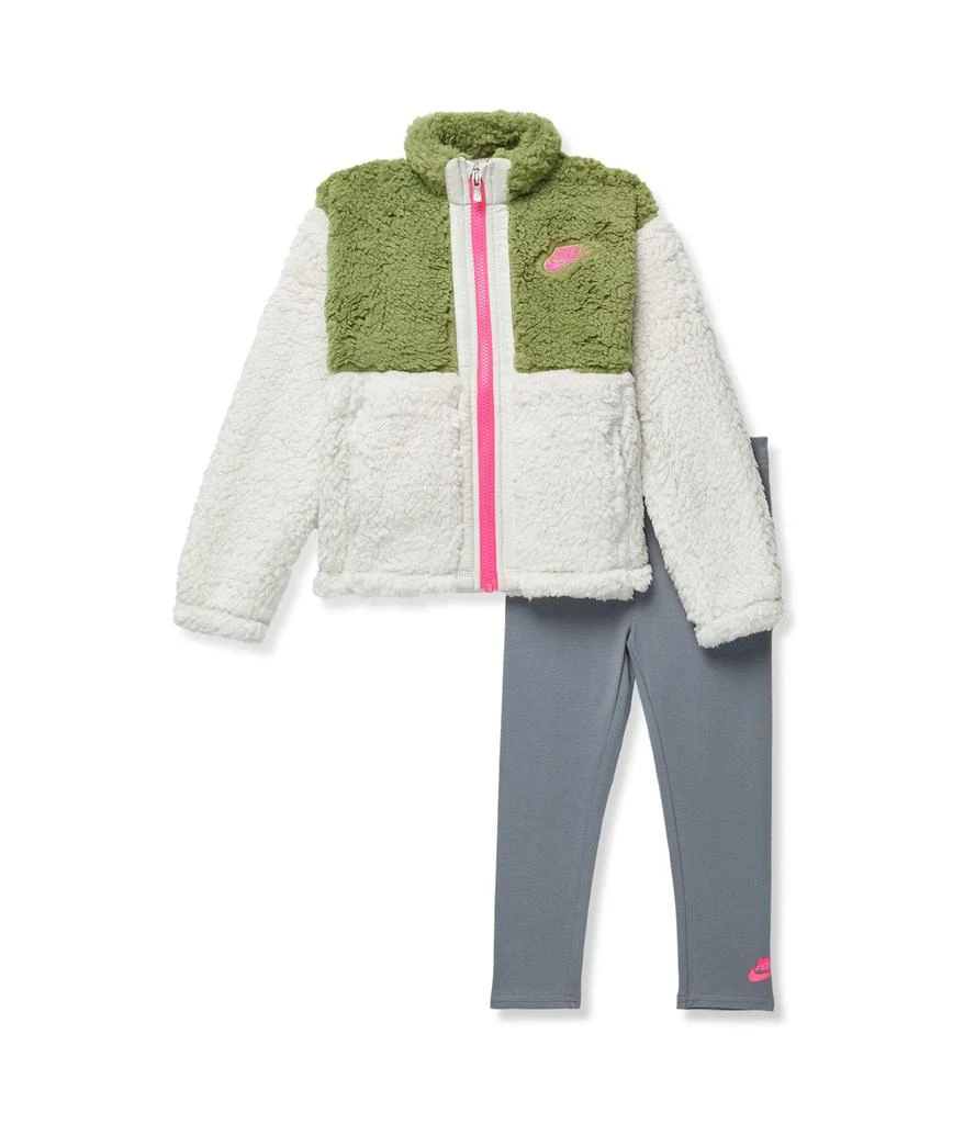 商品NIKE|Sherpa Full Zip Leggings Set (Toddler),价格¥489,第1张图片