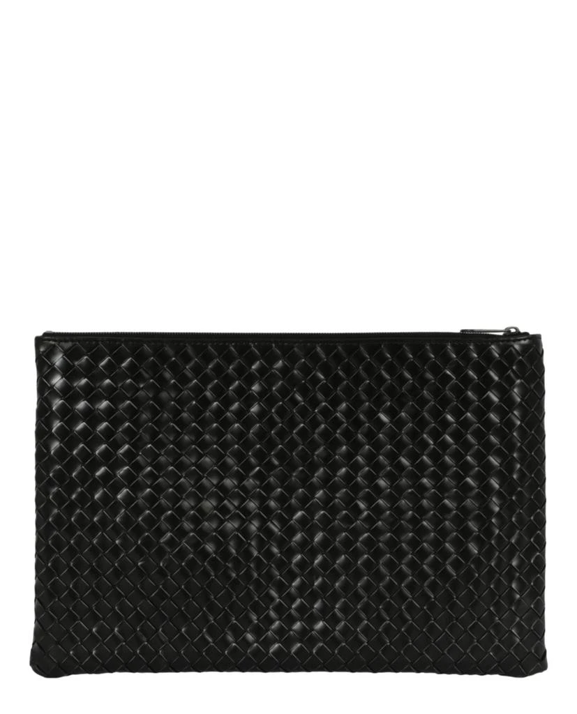 商品Bottega Veneta|Intrecciato Leather Flat Pouch Clutch,价格¥2984,第4张图片详细描述