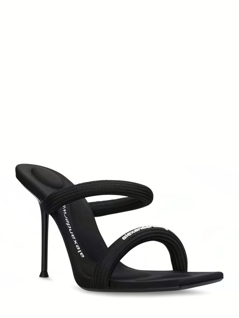 商品Alexander Wang|105mm Julie Tubular Webbing Sandals,价格¥3738,第2张图片详细描述