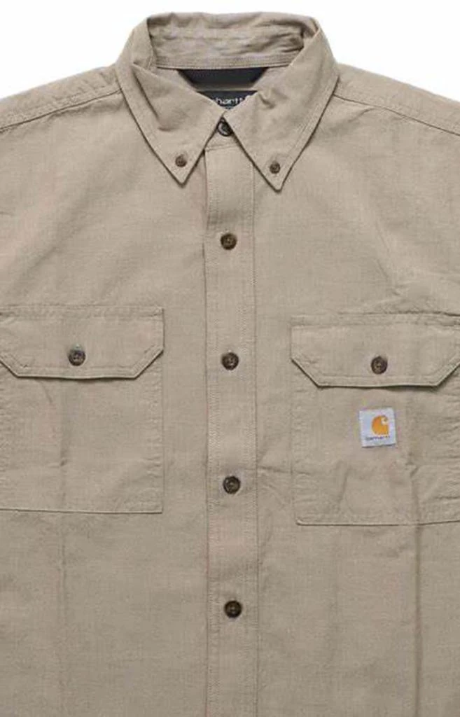 商品Carhartt|(104369) Original Fit MW S/S Button-Up Shirt - Dark Tan Chambray,价格¥313,第2张图片详细描述