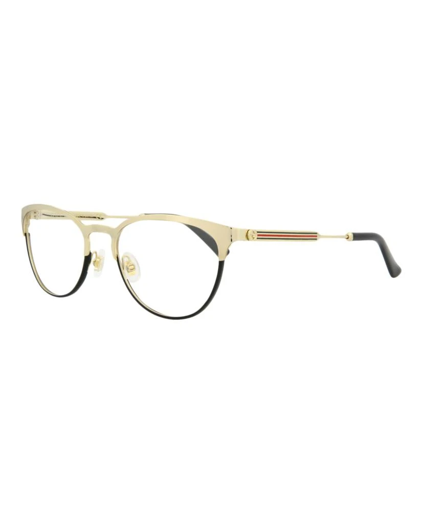 商品Gucci|Round-Metal Frame Optical Frames,价格¥1476,第2张图片详�细描述