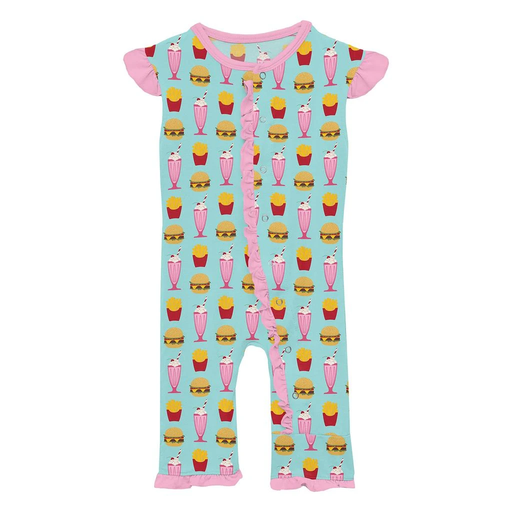 商品KicKee Pants|Ruffle Tank Romper (Infant),价格¥165,第1张图片详细描述