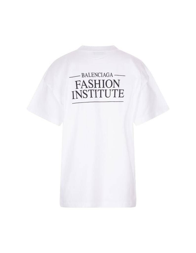 商品Balenciaga|BALENCIAGA Fashion Institute Medium Fit T-Shirt,价格¥3046,第4张图片详细描述