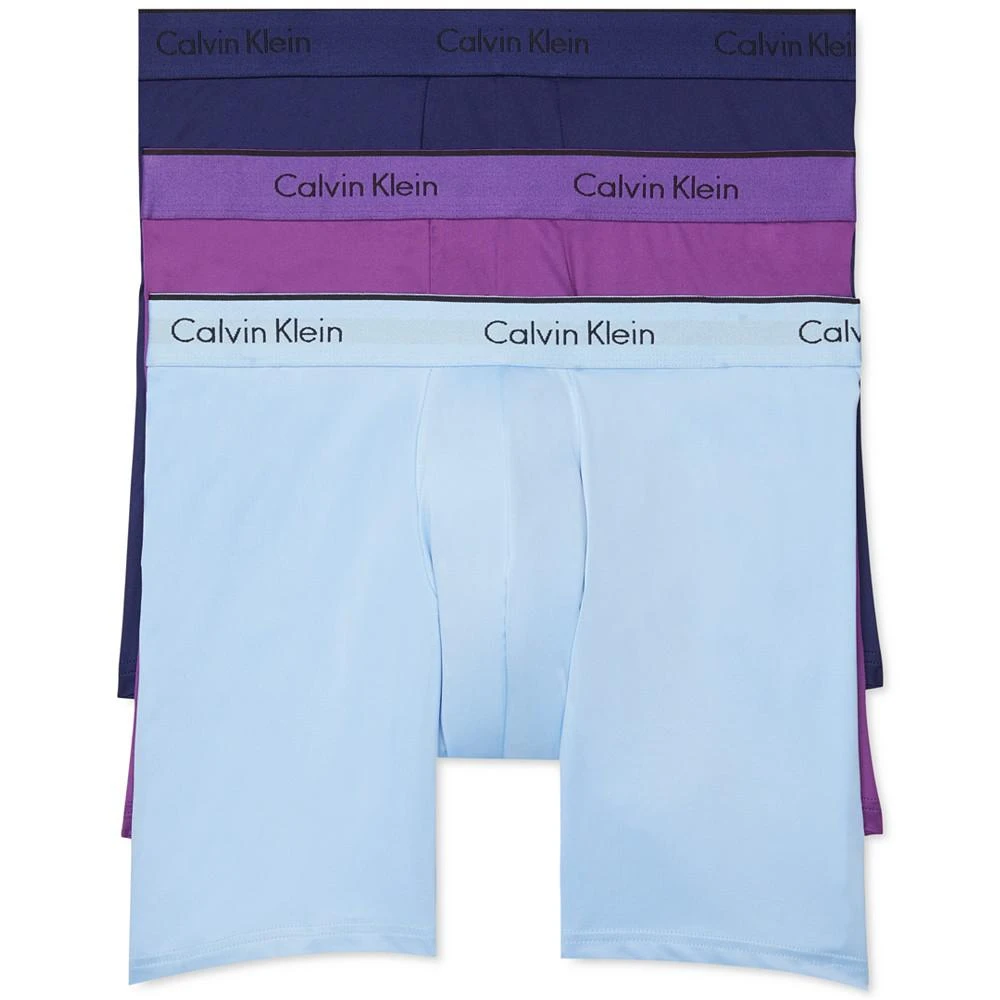 商品Calvin Klein|Men's Microfiber Stretch Boxer Brief 3-Pack,价格¥191,第1张图片