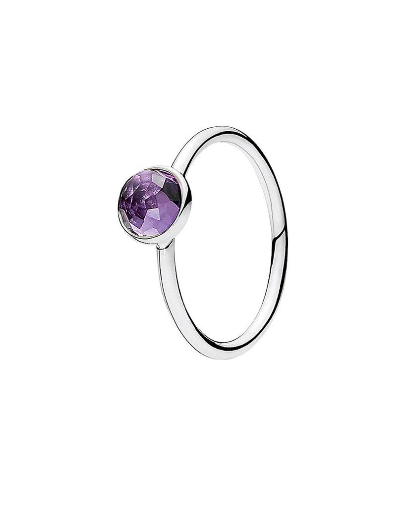 Pandora Silver & Crystal February Ring商品第1张图片规格展示