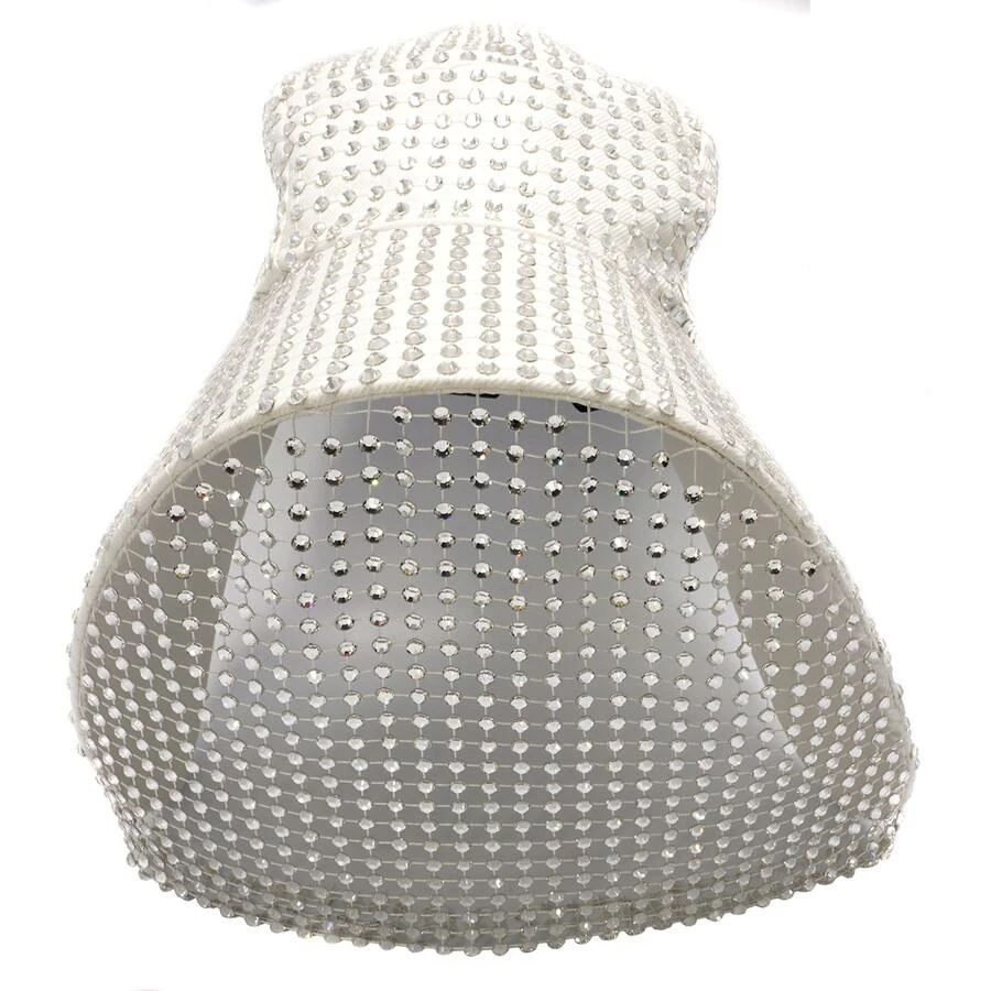 商品Burberry|Open Box - Burberry Men's Optic White Crystal Mesh Bonnet Cap,价格¥2531,第1张图片