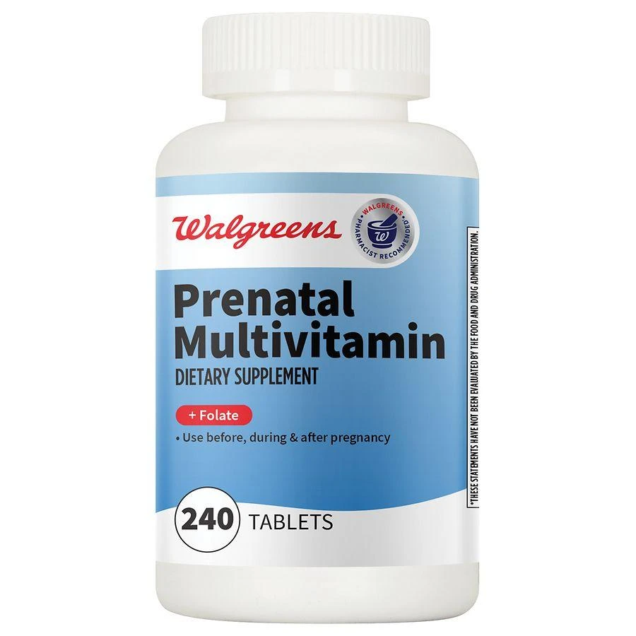商品Walgreens|Prenatal Multivitamin Tablets (240 days),价格¥142,第1张图片