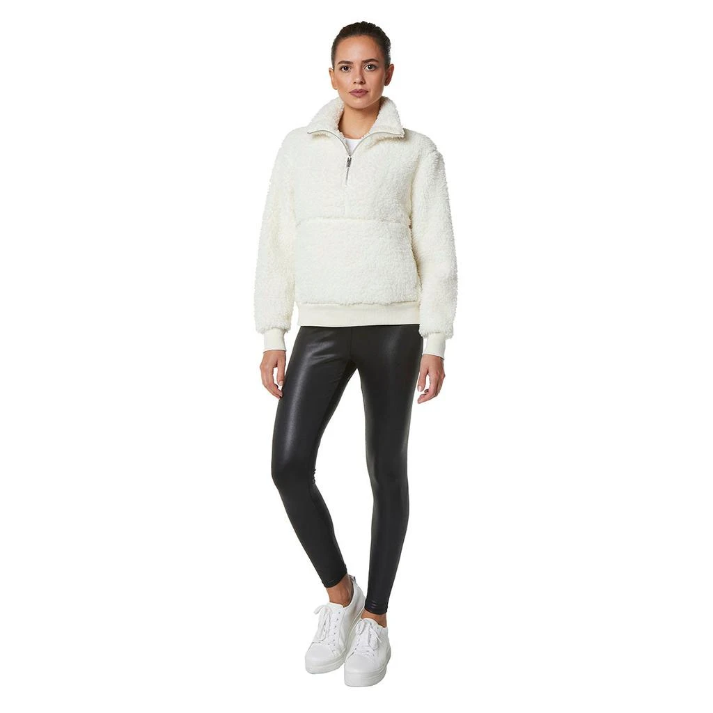 商品Marc New York by Andrew Marc|Marc New York Women's Ultra Soft 1/4 Zip Faux Fur Pullover,价格¥97,第4张图片详细描述