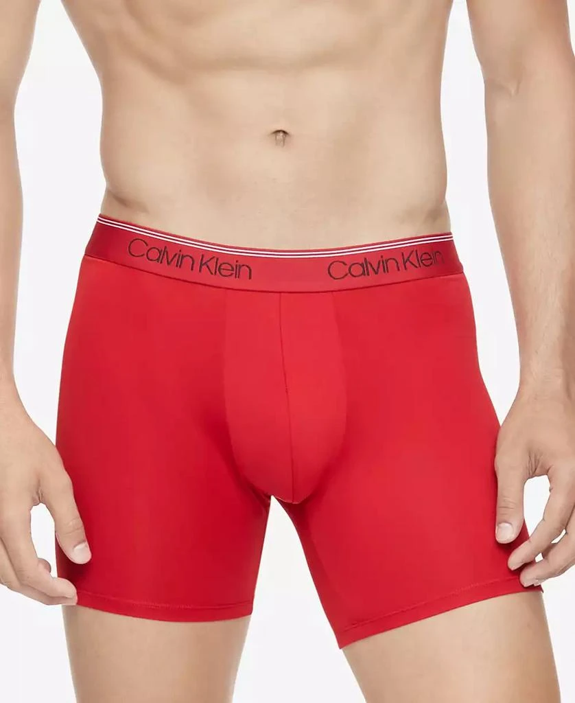 商品Calvin Klein|Men's 3+1 Value Pack Micro Stretch Boxer Briefs,价格¥355,第5张图片详细描述