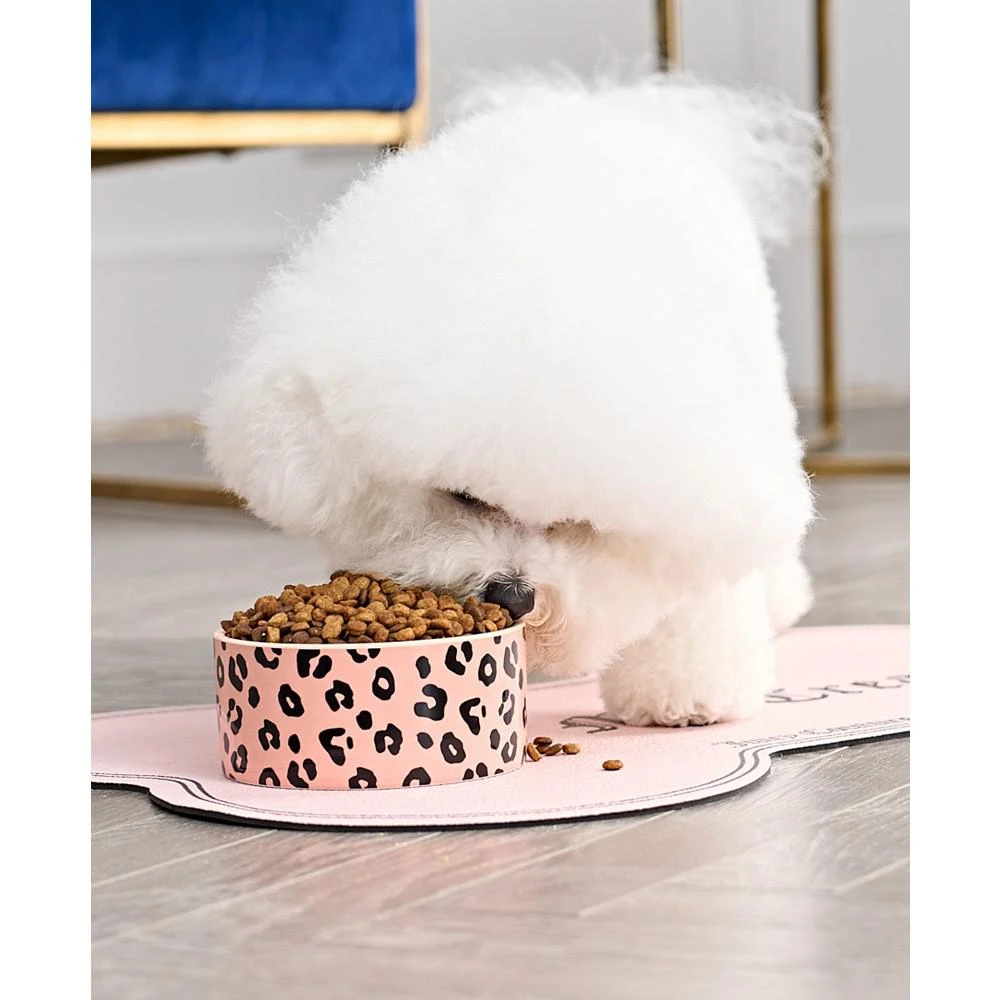 商品Juicy Couture|Give Me Treats Pet Bowl Leopard 16 oz Ceramic Bowls, Set of 2,价格¥180,第4张图片详细描述