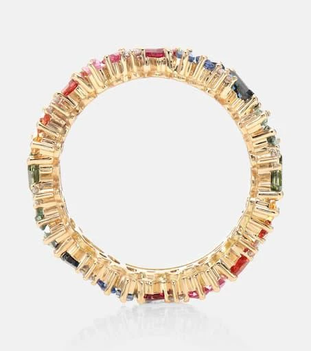 商品Suzanne Kalan|Rainbow Frenzy 18kt gold, diamond and sapphire ring,价格¥38066,第2张图片详细描述