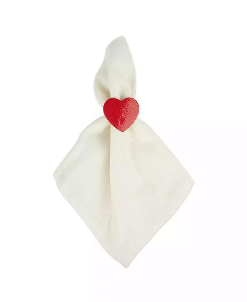 商品Design Imports|6-Pc. Heart Napkin Ring Set,价格¥269,第3张图片详细描述