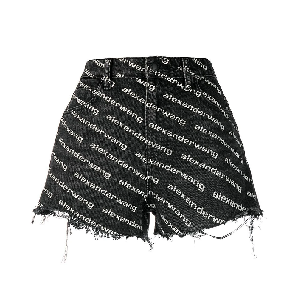 商品[国内直发] Alexander Wang|ALEXANDER WANG 黑色女士短裤 4DC1214896-060,价格¥2111,第1张图片