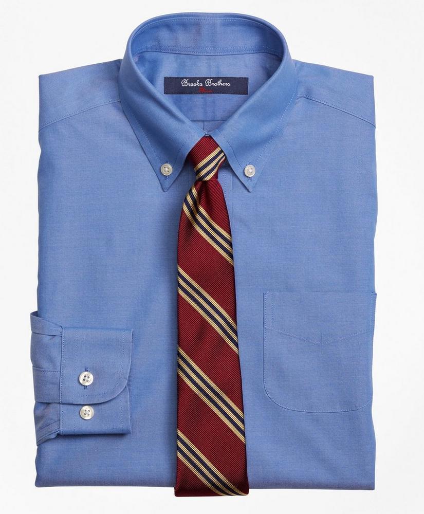 商品Brooks Brothers|Boys Non-Iron Supima® Pinpoint Cotton Dress Shirt,价格¥438,第1张图片