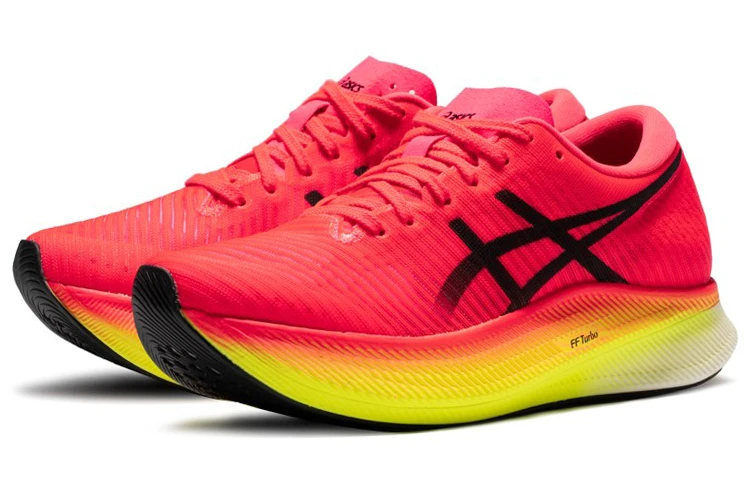 商品[国内直发] Asics|Metaspeed Sky 舒适 网布透气耐磨防滑 低帮 碳板 马拉松跑步鞋 女款 日出红,价格¥809,第3张图片详细描述