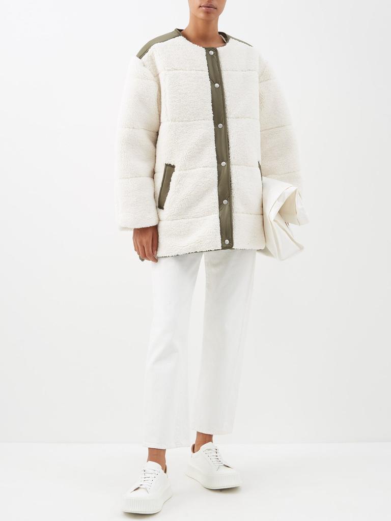 商品FRAME|Faux-shearling recycled-fleece jacket,价格¥5178,第4张图片详细描述