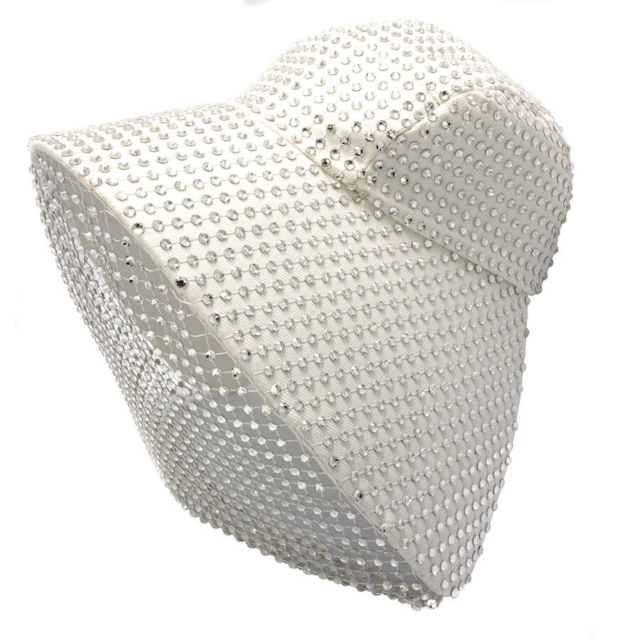 商品Burberry|Open Box - Burberry Men's Optic White Crystal Mesh Bonnet Cap,价格¥4735,第1张图片