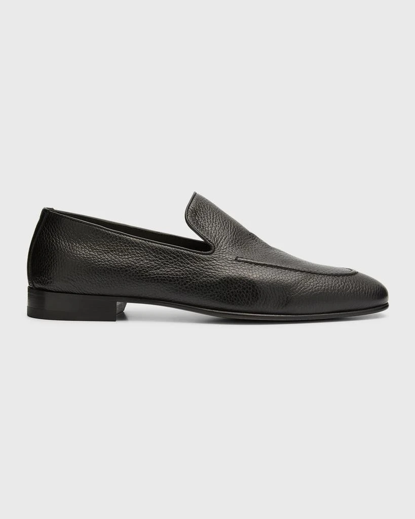 商品Manolo Blahnik|Men's Truro Leather Loafers,价格¥6905,第1张图片