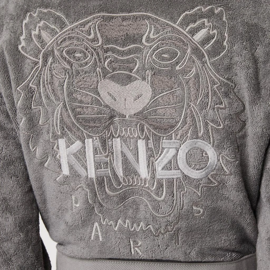 商品Kenzo|KENZO Iconic Bathrobe - Grey,价格¥618,第4张图片详细描述