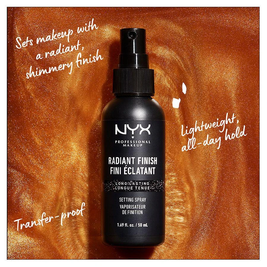 NYX Professional Makeup Radiant Finish Long Lasting Makeup Setting Spray 2