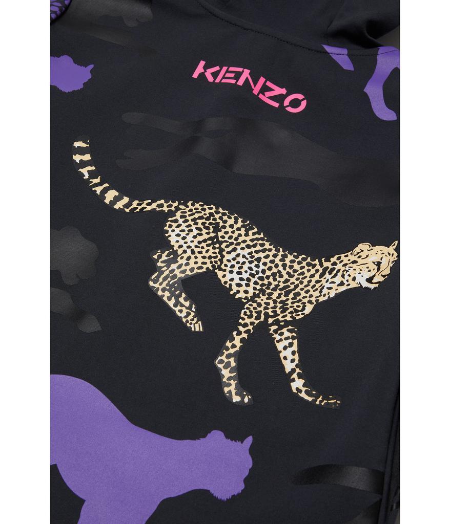 商品Kenzo|Cheetah Print Zip-Up Hoodie (Big Kids),价格¥704,第4张图片详细描述